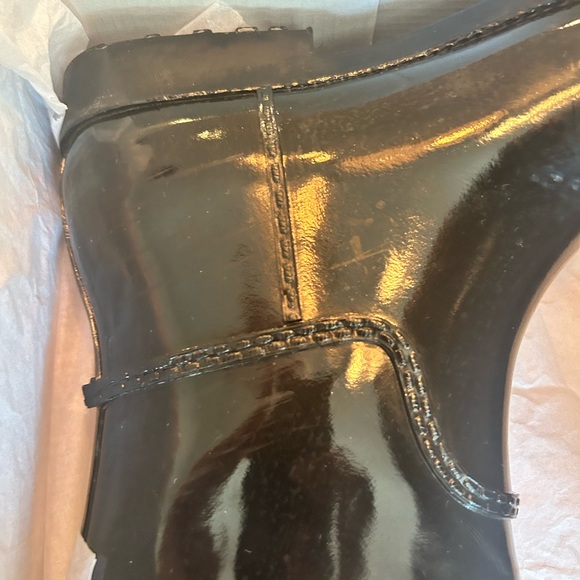Michael Kors Stockard Tall Rain Boot Black Sz 8 - Picture 3 of 6